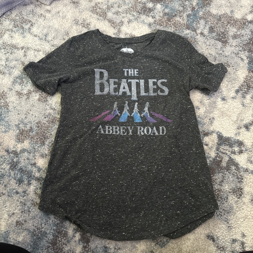 The Beatles Abbey Road Graphic Tee - Charcoal